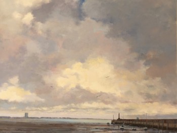 Margate Harbour – Grey Clouds