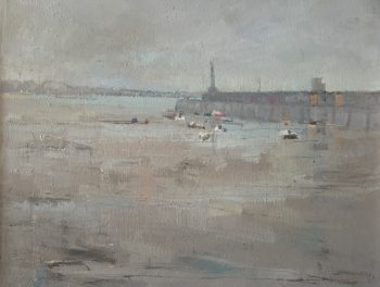 Margate Harbour – Rainy Day in January