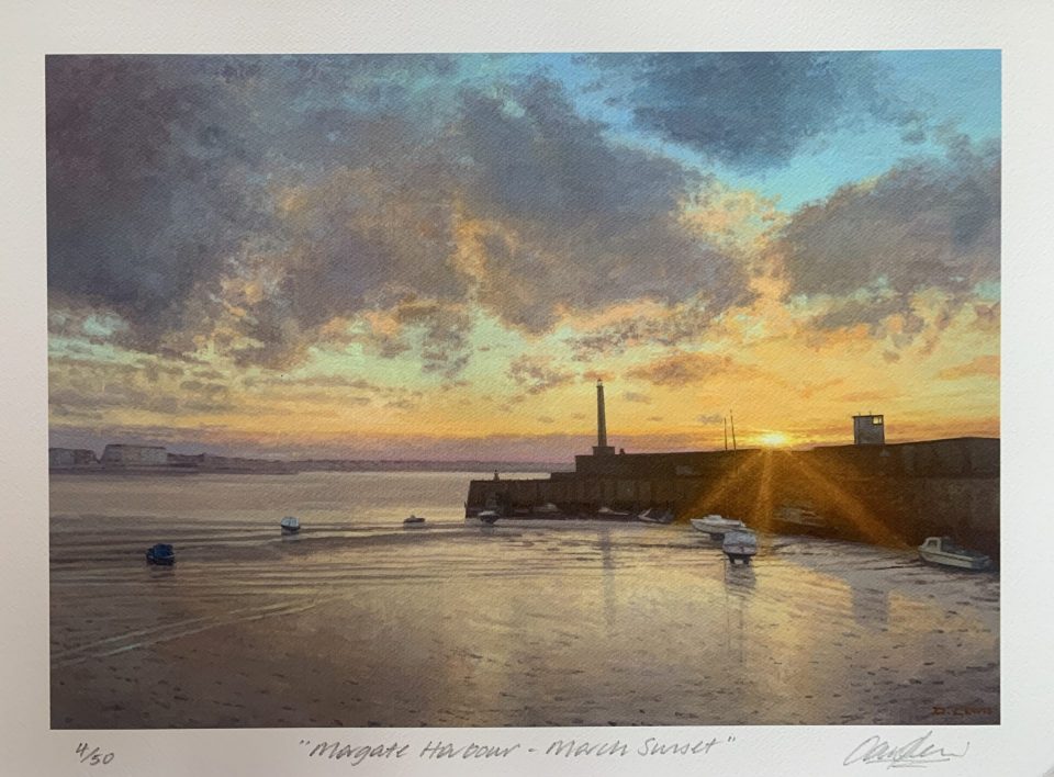 Margate Harbour – March Sunset